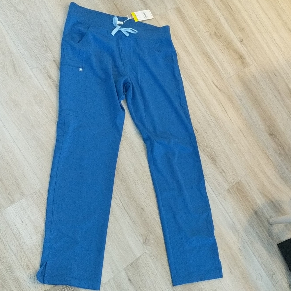Figs Kade Scrub Bottoms Royal Blue L/T